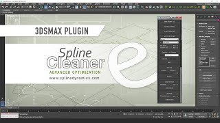 Spline Cleaner for 3ds Max: Clean & Optimize Thousands of Splines Instantly