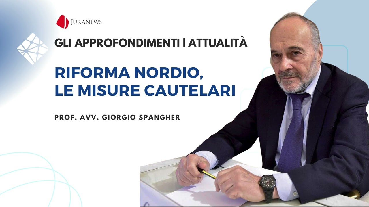 Riforma Nordio, le misure cautelari | Prof. Avv. Giorgio Spangher