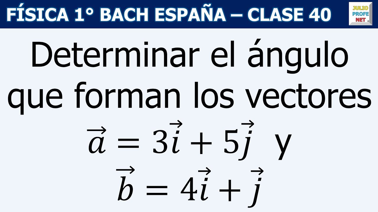 40 Producto Punto Interno O Escalar Ejercicio 1 Youtube