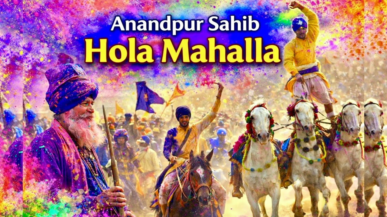 ਖਾਲਸਾਈ ਰਿਵਾਇਤ ਦਾ ਪ੍ਰਤੀਕ – ਹੋਲਾ ਮਹੱਲਾ ਆਨੰਦਪੁਰ |  ਵਿਸ਼ਾਲ ਜਸ਼ਨ ਅਤੇ ਨਿਹੰਗ ਸਿੰਘਾਂ ਦੀ ਸ਼ਾਨ 🙏🙏
