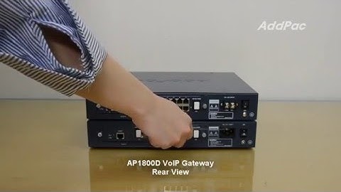 AP1800D -48V DC  VoIP Gateway (-48V DC 전원 VoIP 게이트웨이) | AddPac