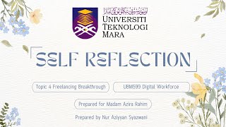 UBM 599 SELF REFLECTION BY NUR AZIYYAN