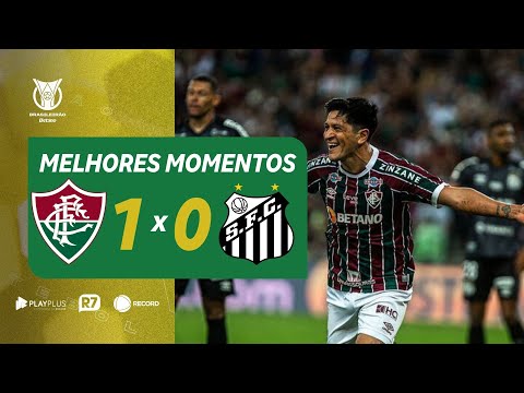 Na volta de Neymar, Fluminense marca nos acréscimos e vence o Santos no Maracanã - video from R7
