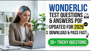 2026 Wonderlic Test Prep: Pass the Cognitive Ability Exam with These PDF Questions