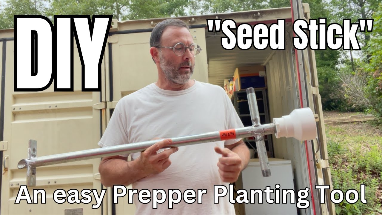 DIY Seed Stick Prepper Planter YouTube