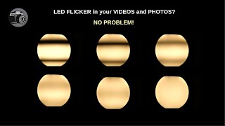 How to avoid LED flicker problems in videos and photos? --- It's easy! Profile
