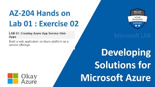 okay java | AZ 204 | Lab 01 | Exercise 02 | Microsoft azure | Azure lab tutorial Wealth