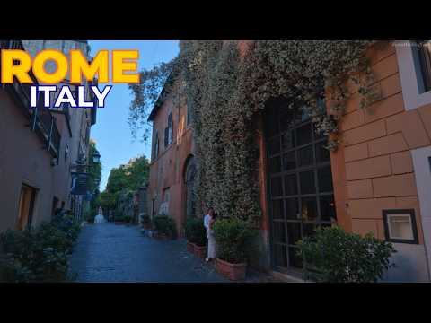 Video Rome Italy, The Perfect Time for a Walk | Walks in Rome