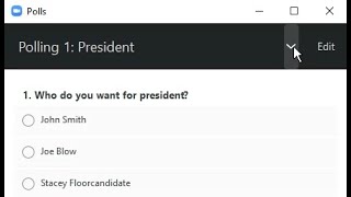 Toastmaster Club Elections with Zoom Polls screenshot 4