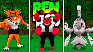 Ben 10 Decide Meus Pokémon no Minecraft Pixelmon