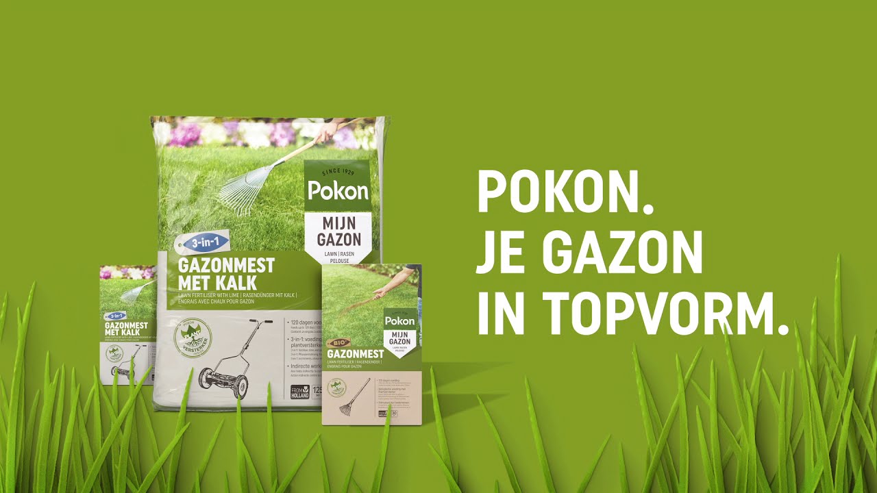 Een gezond, sterk en groen gazon? | Tip van Pokon | Pokon Gazonmest Met Kalk