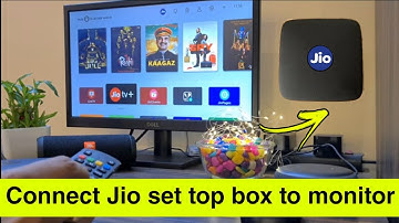 How to connect Jio set top box with computer monitor | monitor me jio stb ko kaise connect kare