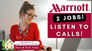 LISTEN TO CALLS FROM HOME 2 NO PHONE REMOTE JOBS | PART OR FULL TIME | EQUIPMENT & PAID TRAINING