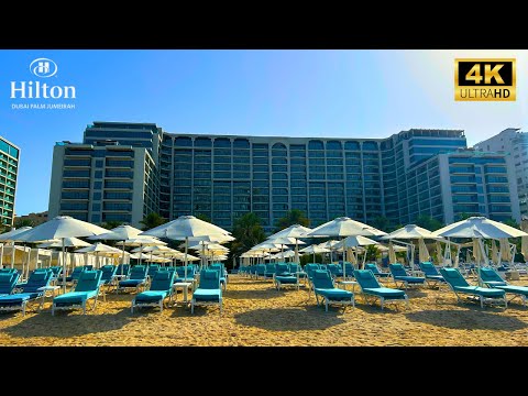 Hilton Palm Jumeirah Dubai (2025) Beachfront Luxury | Full Tour 4K