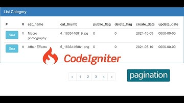 Codeigniter Pagination bootstrap (Phân trang trong codeigniter 3) Easy tutorial in 5 minutes