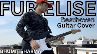 Beethoven But Its Metal Fur Elise Guitar Cover By Bhumit Sharma.