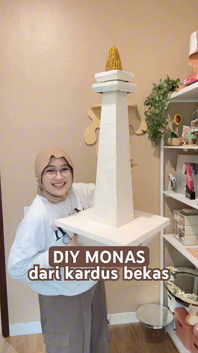 BUILD MONAS YOURSELF using Used Cardboard?!! Let's make it while learning its history #tiranissya...