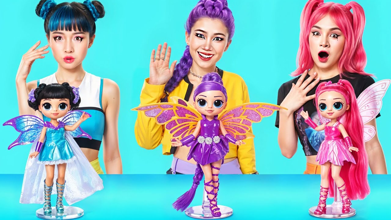 KPop Demon Hunters Makeover: Rumi Mira Zoey werden zu echten Winx Puppen!