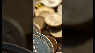 Why Coins Actually Have Ridges! #coins #facts #history #weirdlywise #shorts
