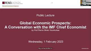 Global Economic Prospects  A Conversation with the IMF Chief Economist