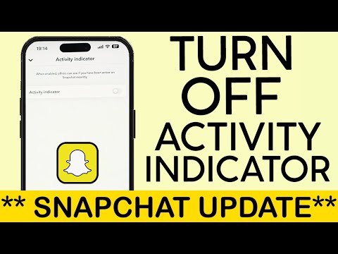 How To Turn Off Activity Indicator On Snapchat | Turn Off Last Seen On Snapchat 2023
