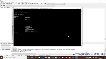 Bus Reservation System