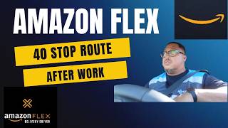 What a 40-Stop Amazon Flex Route Looks Like After Work
