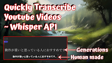 Quickly Create Subtitles for Learning Japanese