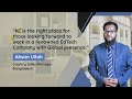 Employee Testimonial: Ahsan Ullah (Country Sales Manager - Bangladesh)