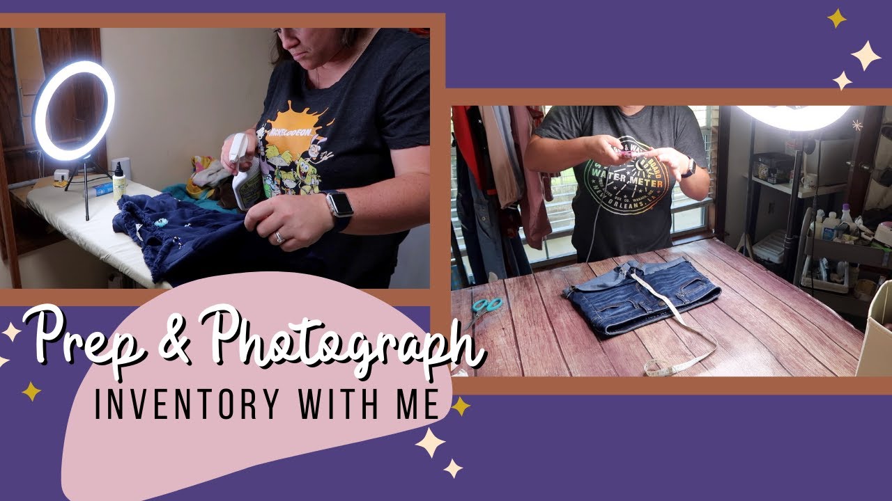Prep & Photograph Inventory with Me! Reseller Life Vlog | Part Time Reseller, Full Time SAHM