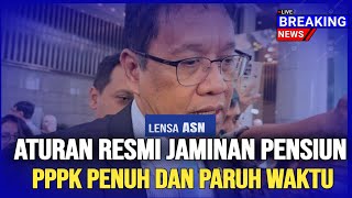 OFFICIAL RULES FOR FULL-TIME AND PART-TIME PPPK PENSION GUARANTEE