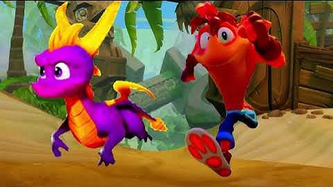 Spyro The Dragon and Crash Bandicoot - RUNNING