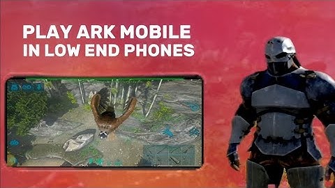 How to play ark ultimate mobile edition in low end device | No lag🔥