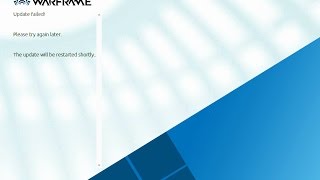 The Easiest Way To Fix Warframe Update Failed 2017! [Windows 10]