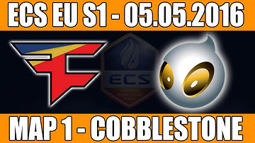 FaZe Clan vs Dignitas | Map 1 (Cobblestone) ECS EU Season 1 2016 CS:GO Week 4 (05.05.2016)
