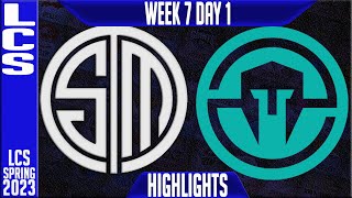 TSM vs IMT Highlights | LCS Spring 2023 W7D1 | Team Solomid vs Immortals