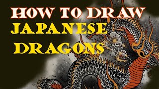 How to draw a japanese dragon tattoo.