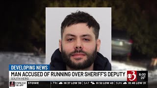 Vt. man accused of running down deputy pleads not guilty to attempted murder