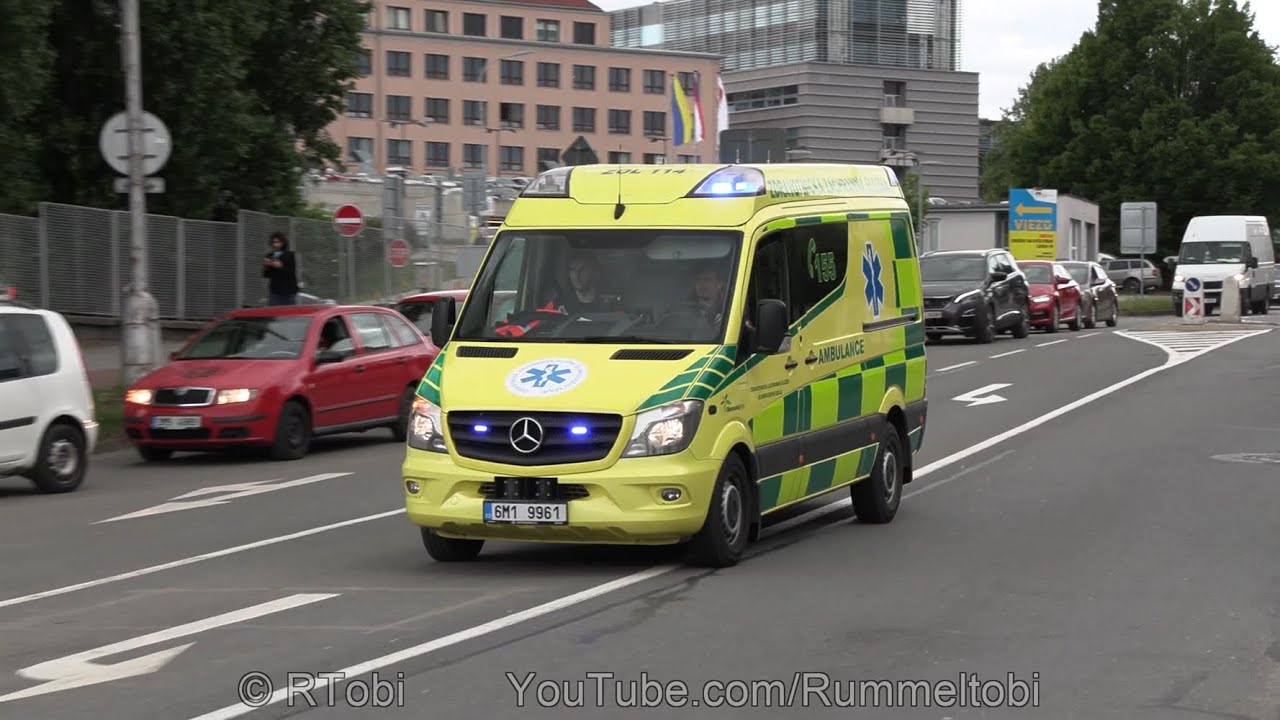 Olomouc Region EMS ambulance 114 responding | RZP 114 ZZS Olomouc [CZ | 27.5.2022]