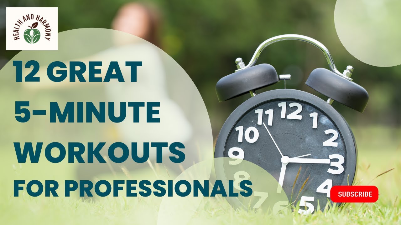 Simple Workours 5-Minute Workouts For Professionals – Simple Exercises For A Busy Day ...