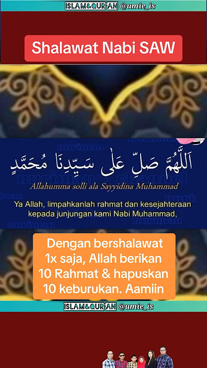 Allahumma Sholli ‘ala Sayyidina Muhammad wa’ala Alihi Washohbihi Ajma’in | Shalawat