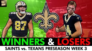 Saints Preseason Week 3 Winners & Losers Ft. Lucas Krull, Jimmy Graham, Jake Haener, Blake Grupe