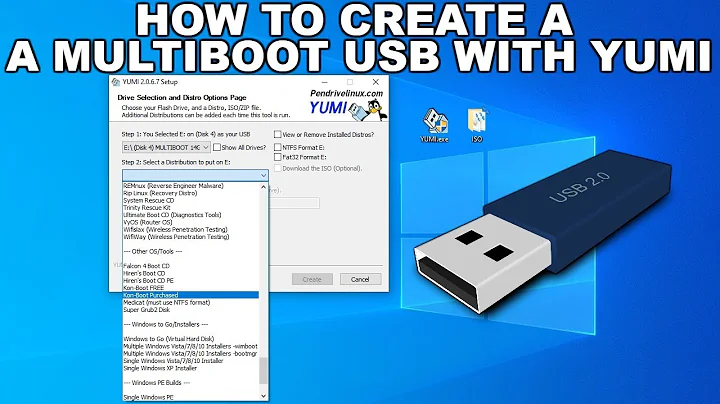 How to Create a Multiple Bootable OS USB Installer with Yumi 2019 Guide