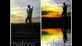 Photo editing tutorials android - water reflection effects screenshot 2