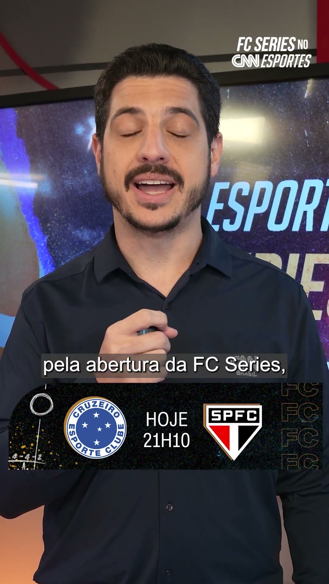 CRUZEIRO X SÃO PAULO AO VIVO E DE GRAÇA! Acompanhe este jogaço pela FC Series aqui no CNN Esportes