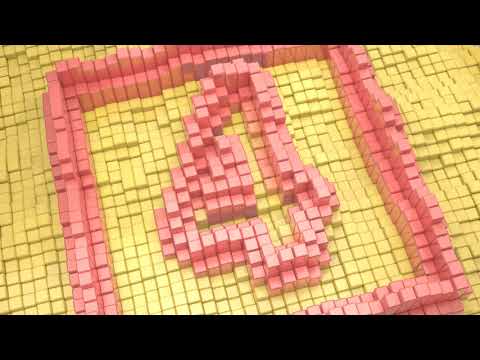 Text Cubic Count Down - Blender Geometry Nodes 3.0+ Field