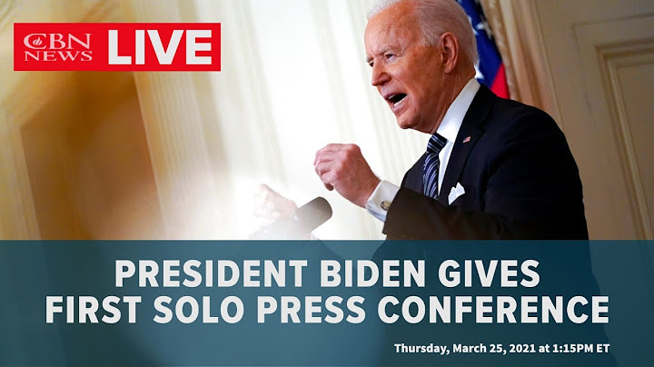 LIVE: President Biden Holds First Press Conference