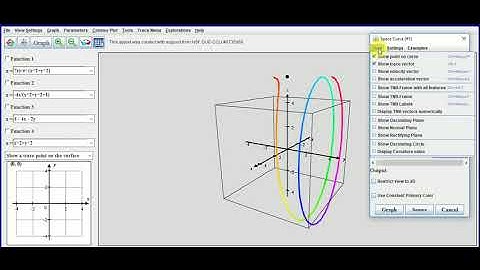 Calcplot3D  ECUACIÓN PARAMÉTRICA UCC