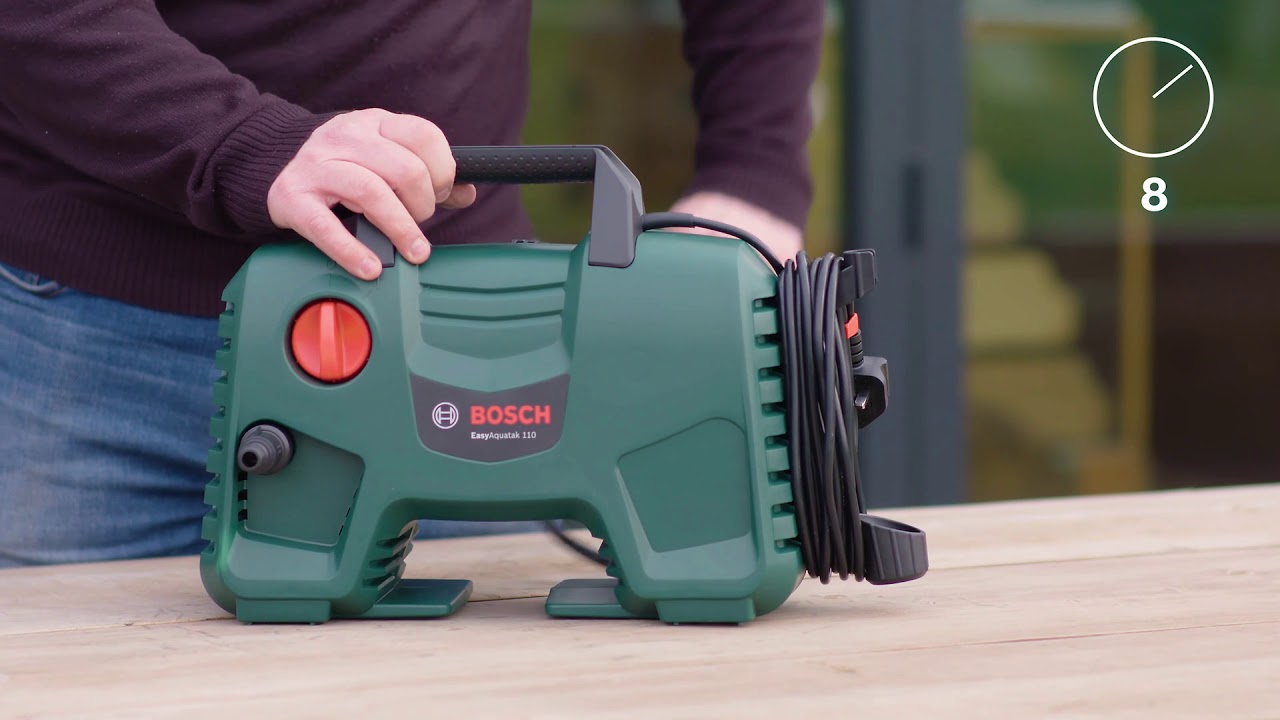 Bosch 1300W 110 Bar High Pressure Washer 06008A7FL0 EasyAquatak
