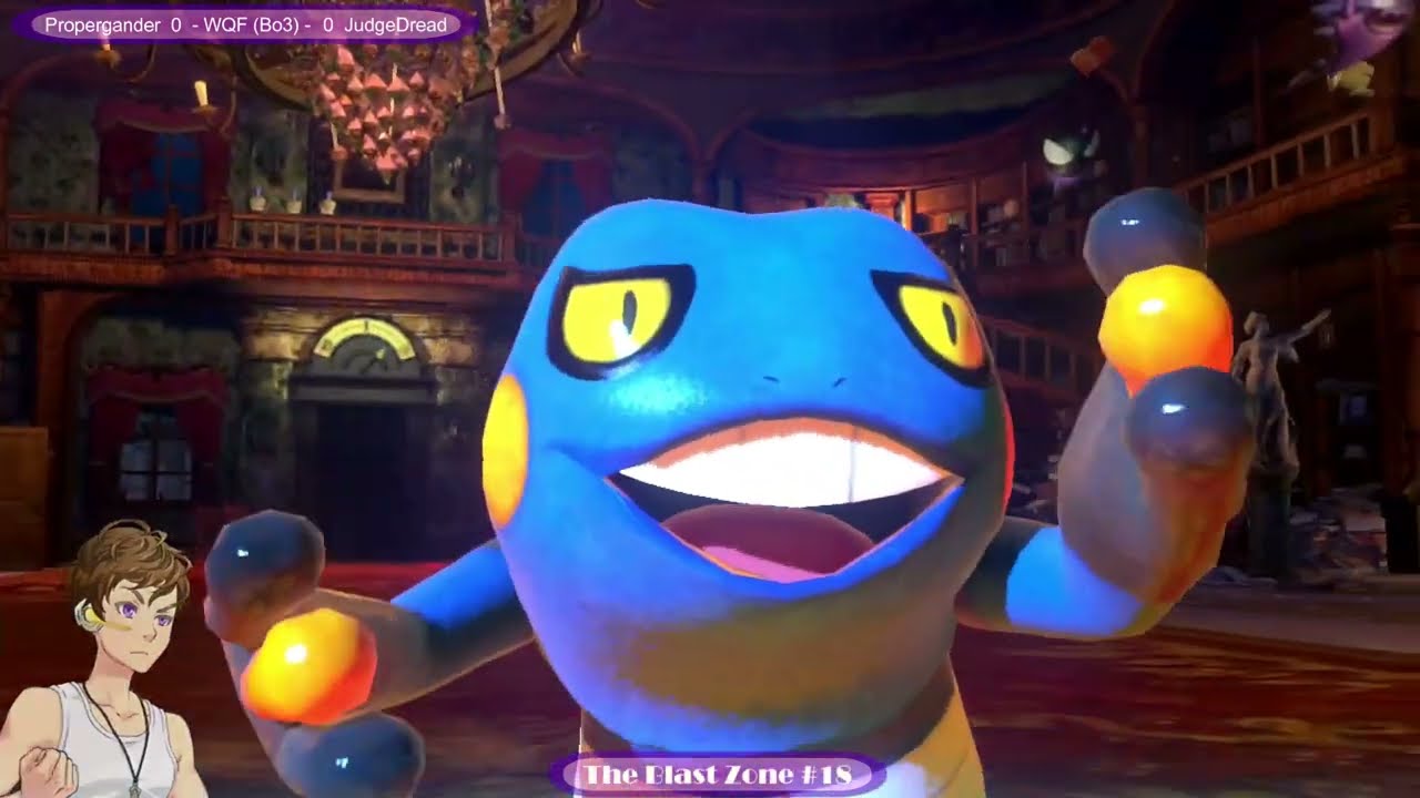 Propergander (Croagunk, Garchomp) VS. JudgeDread (Decidueye) - WQF - Pokken Tournament DX - TBZ 18